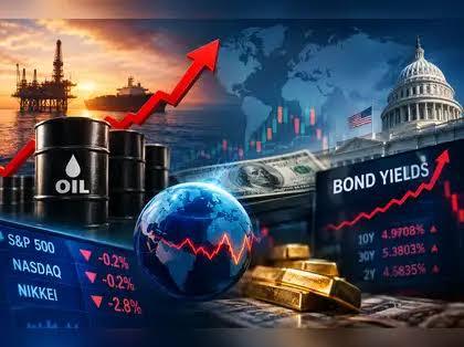 Global Stock Markets Fall as US Inflation Fuels Rate Fears and Oil Prices Ease