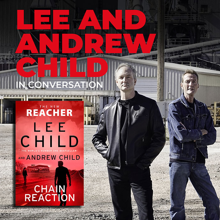 Lee Child and Andrew Child Bring Jack Reacher Back in Chain Reaction, a New Thriller Set for October Release