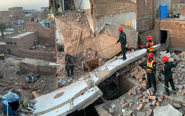 Pakistan School Roof Collapse Kills at Least 29 as Owner Is Arrested in Peshawar
