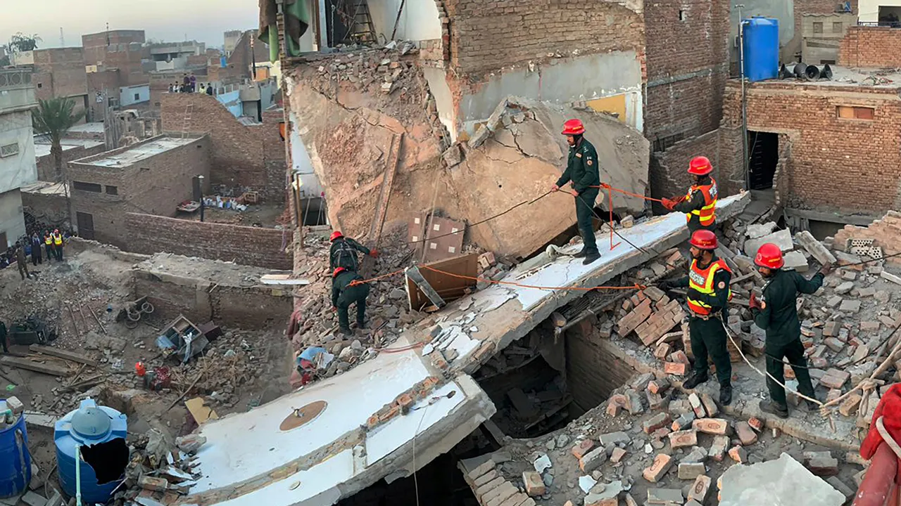 Pakistan School Roof Collapse Kills at Least 29 as Owner Is Arrested in Peshawar